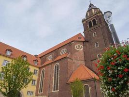 la ville de coesfeld à la rivière berkel en allemagne photo