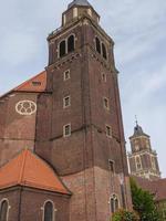 la ville de coesfeld à la rivière berkel en allemagne photo