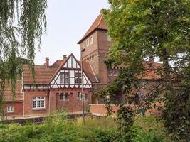 la ville de coesfeld à la rivière berkel en allemagne photo