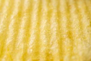 Gros plan de texture de chips de pomme de terre photo