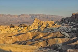 point de zabriskie de la vallée de la mort photo