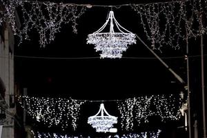 décoration de rue de noël en angleterre photo