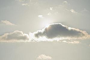 nuages dans le ciel avion photo