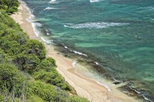 hawaii oahu vue sur la baie de hanauma photo