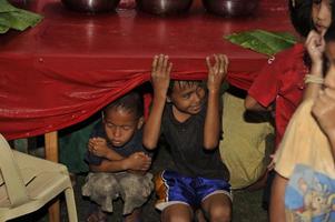 cebu - philippines - 1er janvier 2013 - fête annuelle des enfants orphelins photo