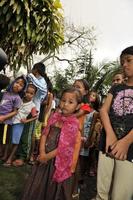 cebu - philippines - 1er janvier 2013 - fête annuelle des enfants orphelins photo