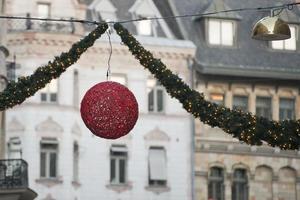 lampadaires de noël photo