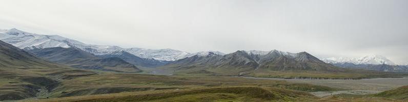 parc denali panorama du mont mc kinley photo