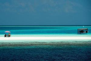 maldives plage de sable blanc paradis tropical paysage photo