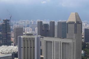 vue à vol d'oiseau de singapour photo