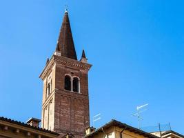 vue sur la tour de chiesa di san tomaso becket photo