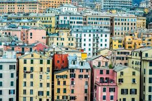 gênes port maisons paysage urbain panorama photo