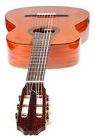 touche de guitare acoustique classique photo