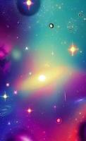 galaxie espace arrière-plan univers ciel magique nébuleuse nuit cosmos violet. fond d'écran galaxie cosmique poussière d'étoiles de couleur bleue. bleu texture abstrait galaxie futur infini sombre lumière profonde photo
