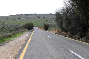 autoroute en israël du nord au sud photo