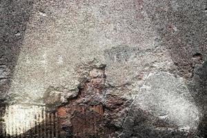 vue rapprochée sur les textures de mur en béton avec trois projecteurs photo