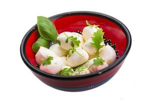 mozzarella aux herbes photo