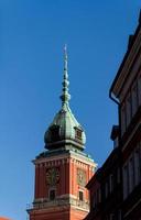 Warsaw, Pologne. vieille ville - célèbre château royal. Patrimoine mondial de l'UNESCO.