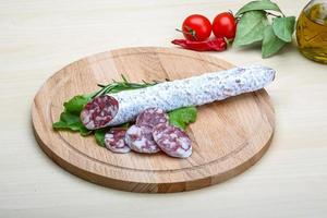 saucisse espagnole - fuet photo