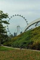 vue sur les toits de la ville de singapour photo