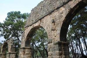 ruines de phaselis en turquie photo