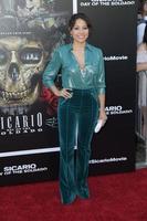 los angeles 26 juin - jessica parker kennedy au sicario - jour de la première soldado au théâtre du village le 26 juin 2018 à westwood, ca photo