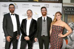 los angeles - 29 septembre emilios avraam, george solonos, christopher gavin jackson, marina hadjisolomos au festival du film de catalina - 29 septembre 2017 au casino sur l'île de catalina le 29 septembre 2017 à avalon, ca photo