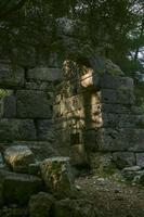 ruines de phaselis en turquie photo