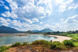 Vue sur la rivière Mae Khong, Thaïlande photo