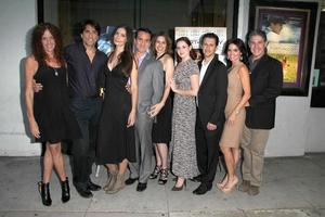 los angeles, 15 août - shari shaw, vincent spano, claudia eva-marie graf, john colella, stefanie fredricks, andy hirsch, betsy russell, rick shaw à la première de fort mccoy au music hall theatre le 15 août 2014 à beverly hills, Californie photo