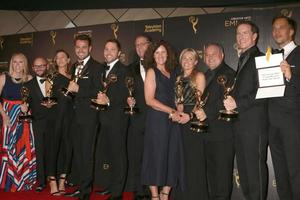 los angeles, sept 11 - fin tard show covoiturage karaoké aux heures de grande écoute producteurs spéciaux, ben winston aux primetime creative emmy awards 2016, jour 2, salle de presse au microsoft theatre le 11 septembre 2016 à los angeles, ca photo