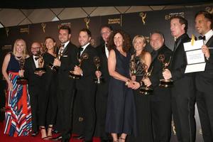 los angeles, sept 11 - fin tard show covoiturage karaoké aux heures de grande écoute producteurs spéciaux, ben winston aux primetime creative emmy awards 2016, jour 2, salle de presse au microsoft theatre le 11 septembre 2016 à los angeles, ca photo