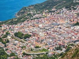 paysage de la côte calabraise en italie photo