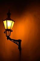 lanterne vintage sur le mur