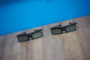 Vue des lunettes 3D photo