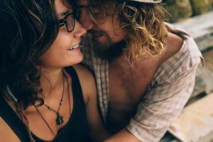 portrait de couple en plein air photo