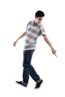 jeune homme qui danse photo