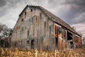 grange abandonnée en Amérique rurale photo