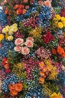 composition de fleurs colorées photo