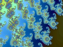 beau zoom fractal dans l'ensemble mathemacial mandelbrot infini photo