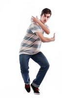 jeune homme qui danse photo