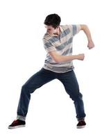 jeune homme qui danse photo