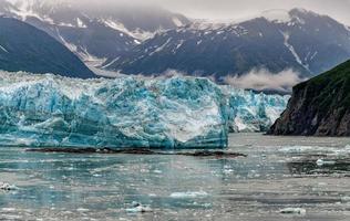 Glacier Hubbard lors de la fonte de l'Alaska photo