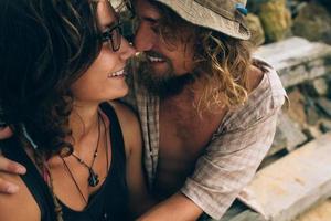 portrait de couple en plein air photo