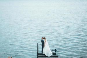 portrait de couple de mariage photo