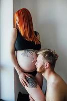 portrait de femme enceinte photo