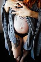 portrait de femme enceinte photo