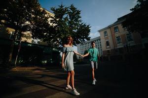 portrait de couple en plein air photo