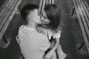 portrait de couple en plein air photo