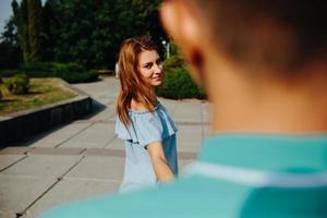 portrait de couple en plein air photo